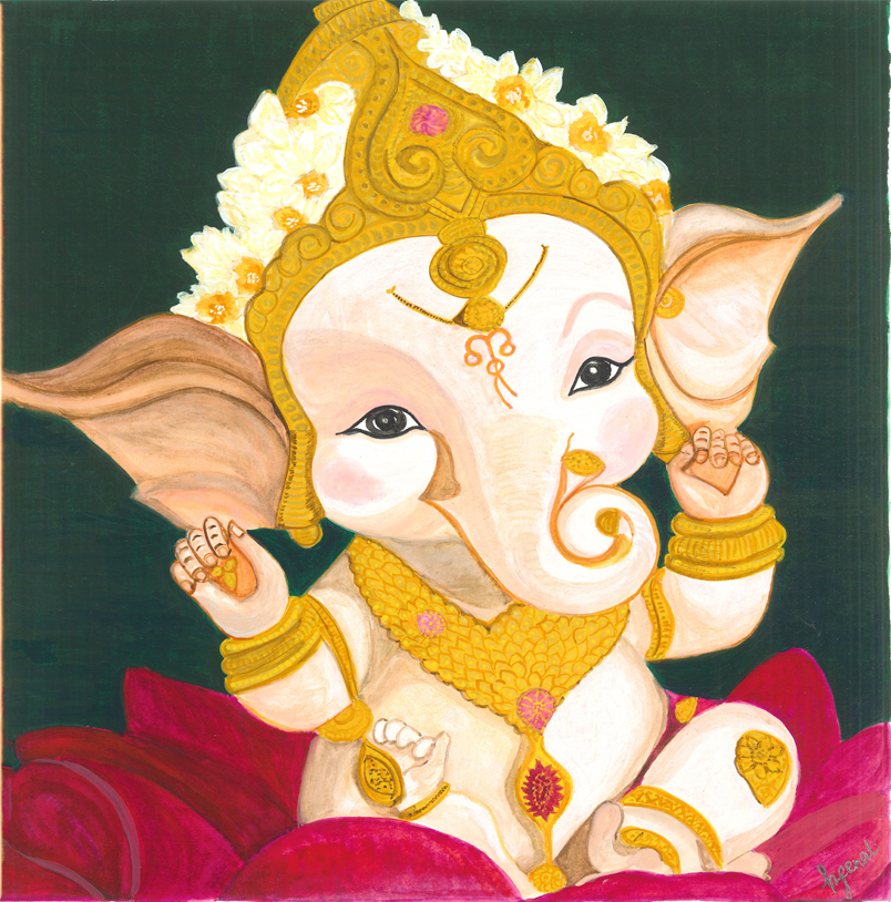 LITTLE LOTUS GANESHA